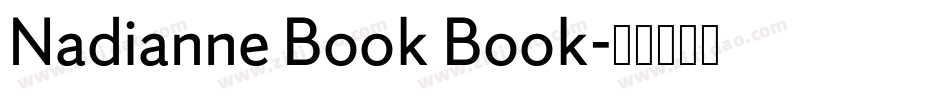 Nadianne Book Book字体转换